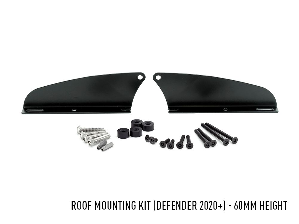 TRIPLE-R-LIGHTS Roof Mounting Kit (Land Rover Defender 2020 without Roof Rails) - 60mm Height (For Linear-42)
