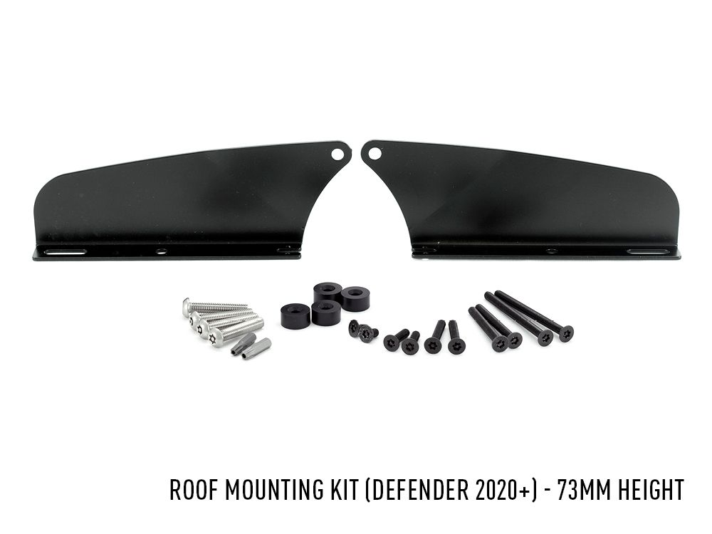 TRIPLE-R-LIGHTS Roof Mounting Kit (Land Rover Defender 2020 without Roof Rails) - 73mm Height (For Triple-R 24)