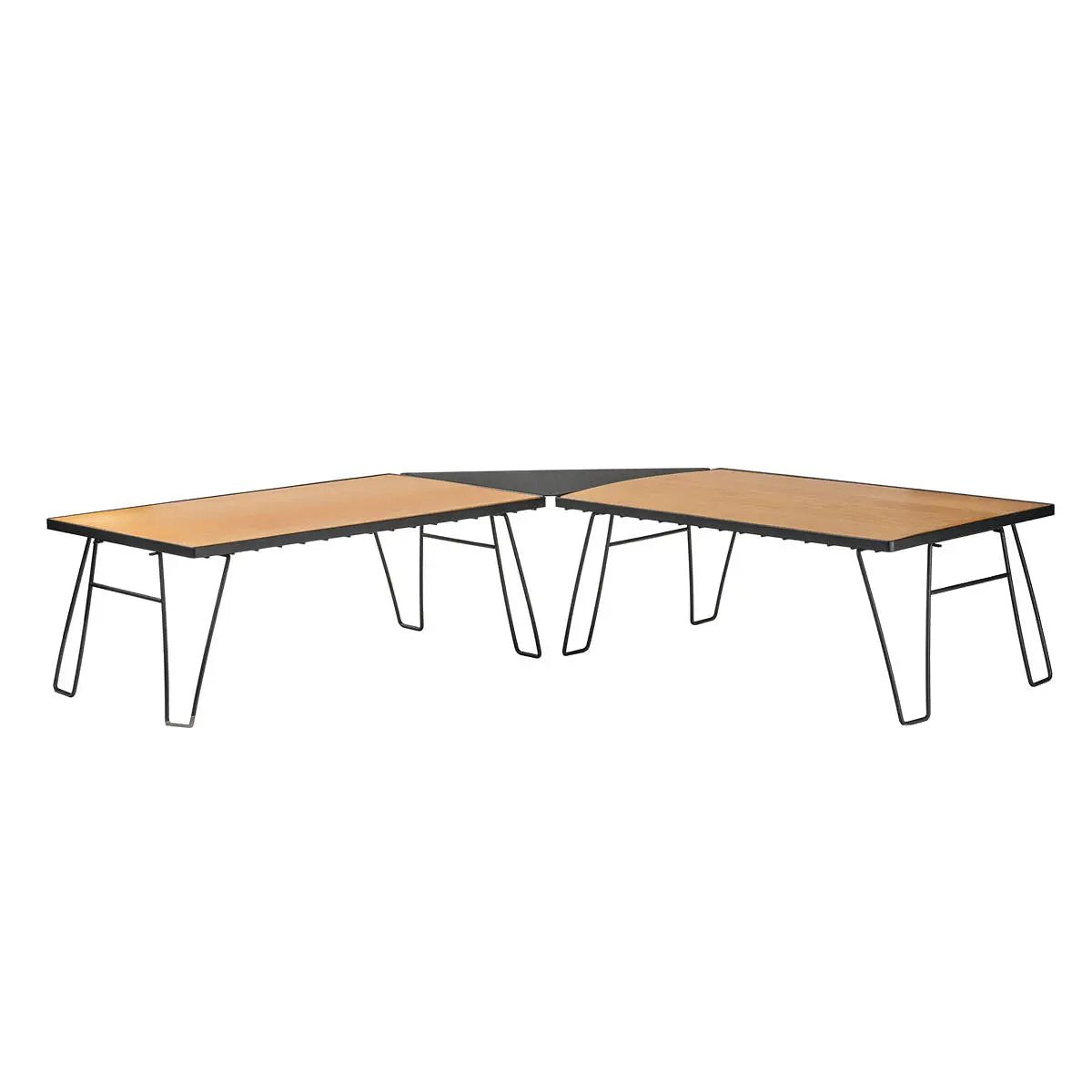 OVS Kick It Collapsable Camp Table - Wood Base & Storage Bag by OVS