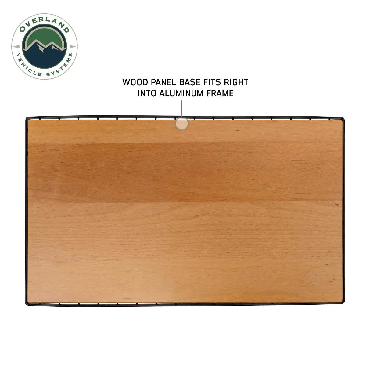 OVS Kick It Collapsable Camp Table - Wood Base & Storage Bag by OVS