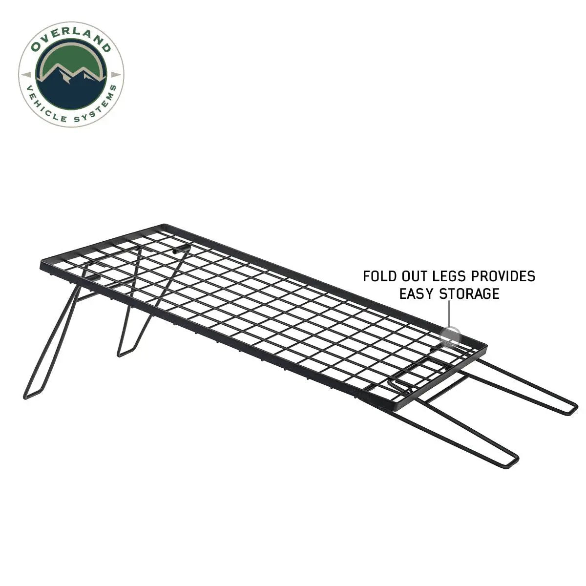 OVS Kick It Collapsable Camp Table - Wood Base & Storage Bag by OVS