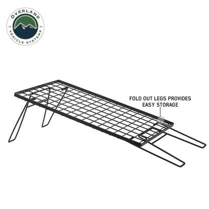 OVS Kick It Collapsable Camp Table - Wood Base & Storage Bag by OVS