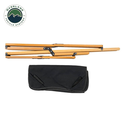 OVS Kick It Wooden Camp Chair - Wood Base & Storage Bag by OVS