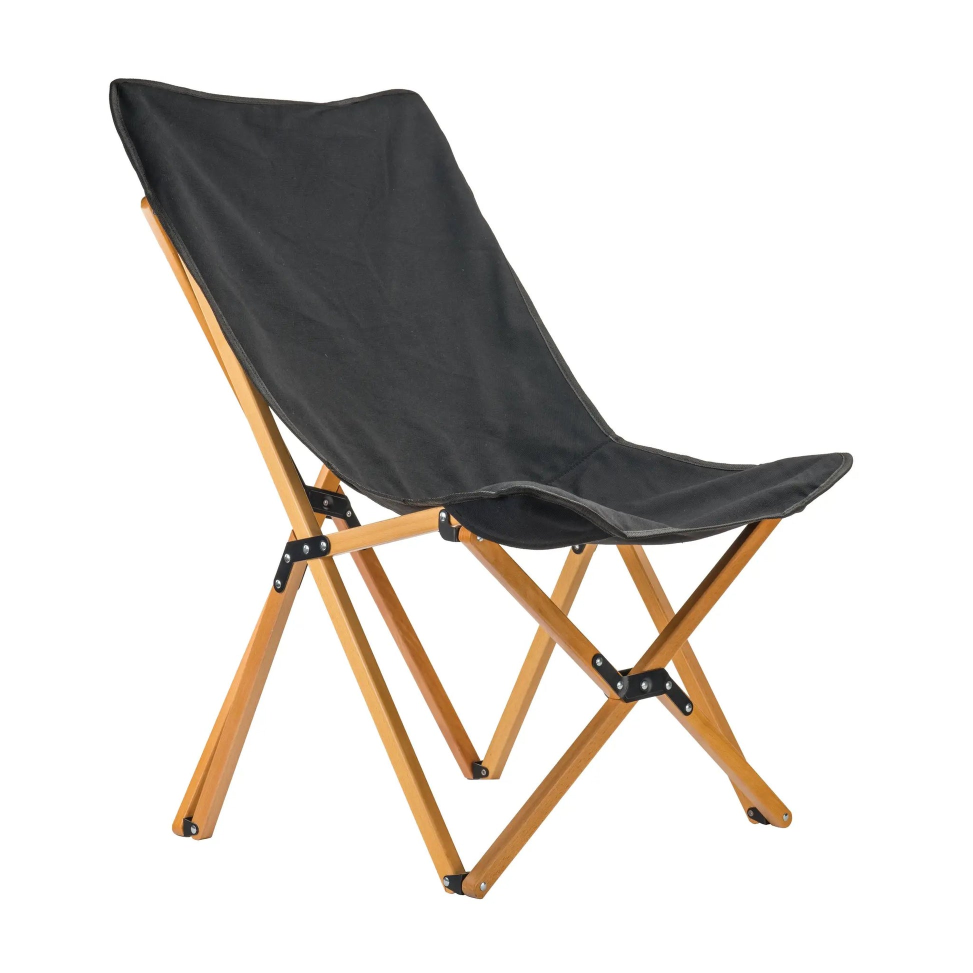OVS Kick It Wooden Camp Chair - Wood Base & Storage Bag by OVS