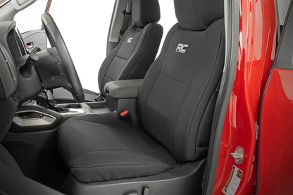 Rough Country Seat Covers | FR & RR | Crew Cab | Nissan Frontier 2WD/4WD (2022-2026) by Rough Country