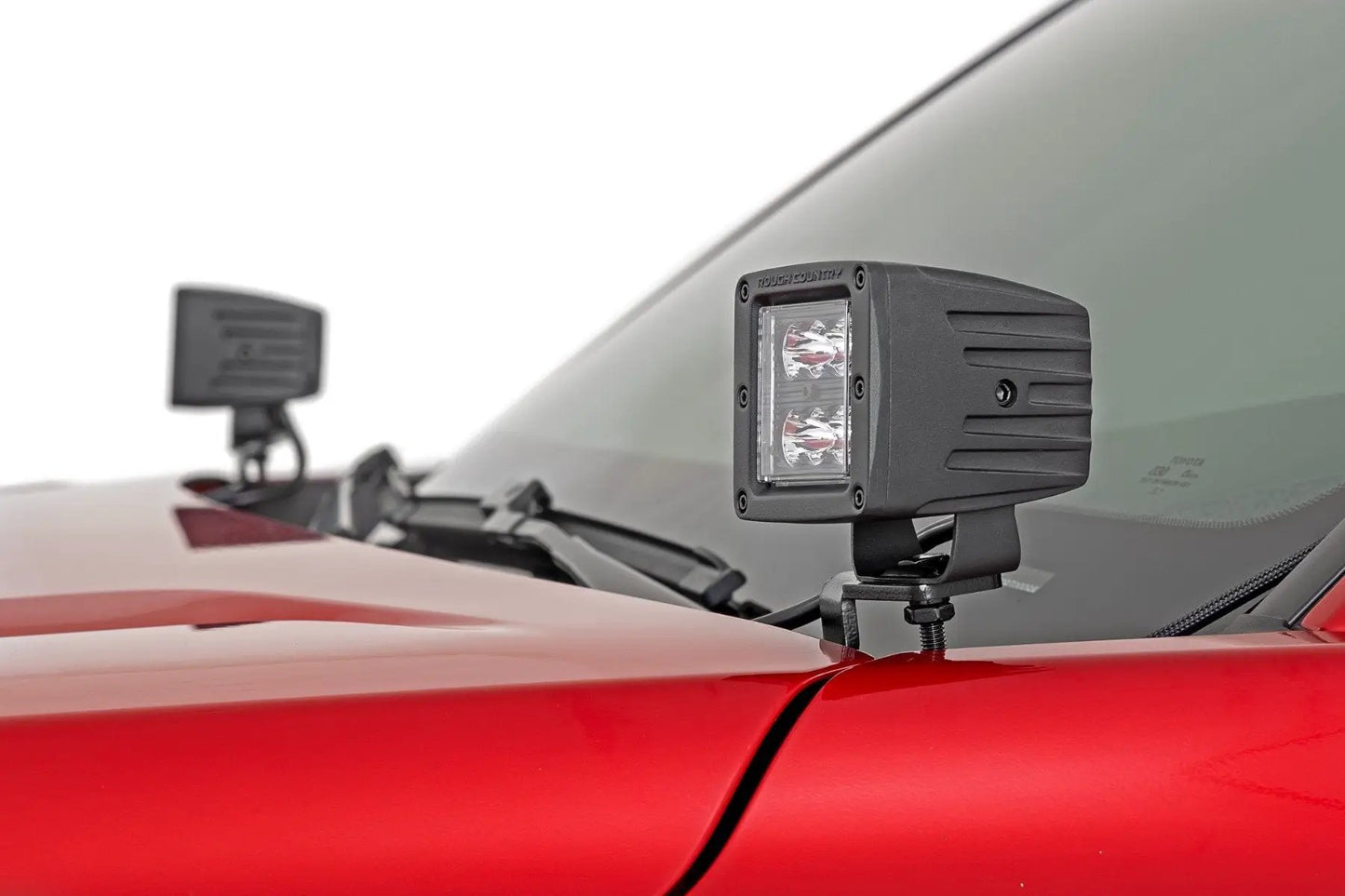 Rough Country LED Light Kit | Ditch Mount | 2" Black Pair | Spot | Toyota Tacoma (24-25) by Rough Country
