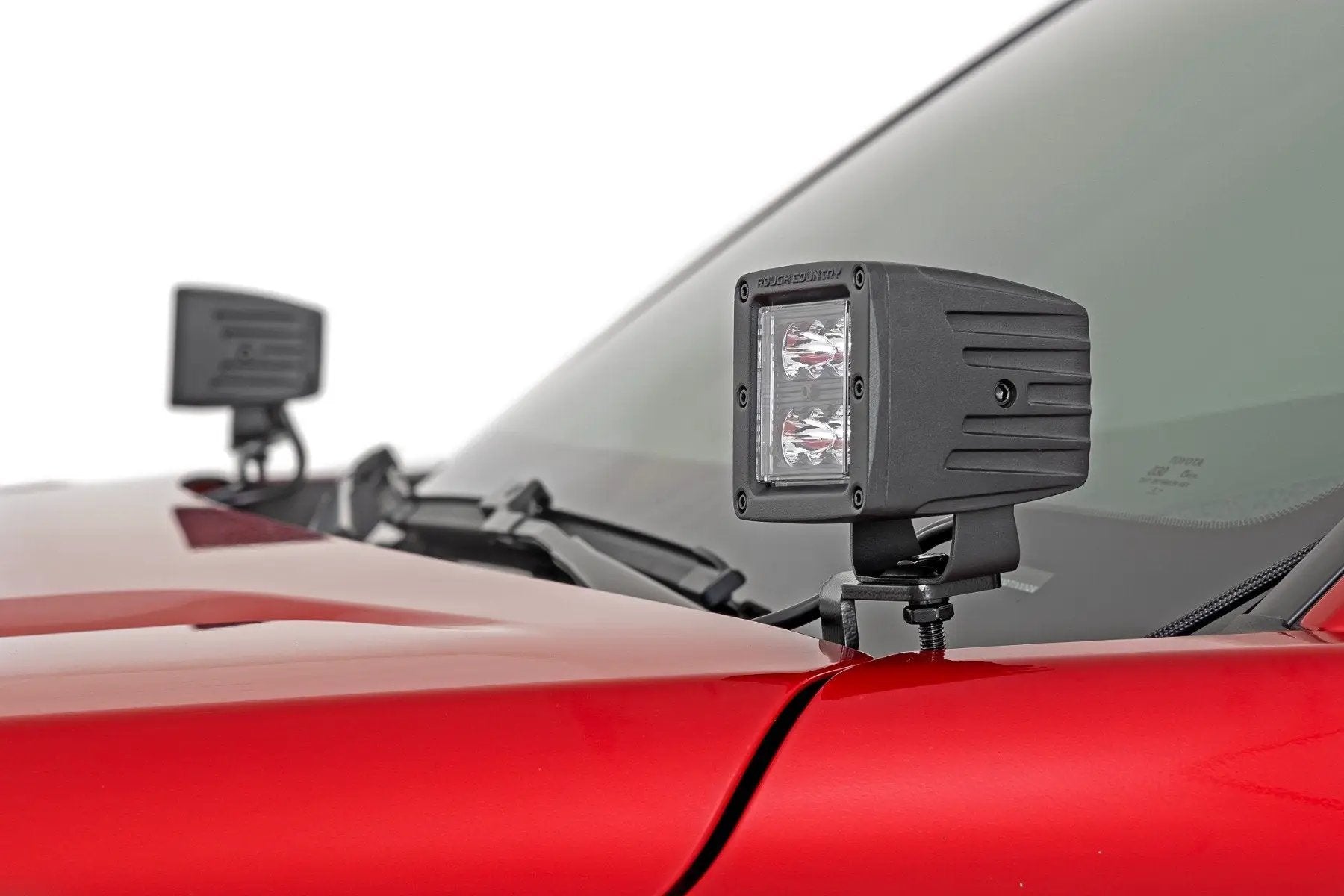 Rough Country LED Light Kit | Ditch Mount | 2" Black Pair | Spot | Toyota Tacoma (24-25) by Rough Country