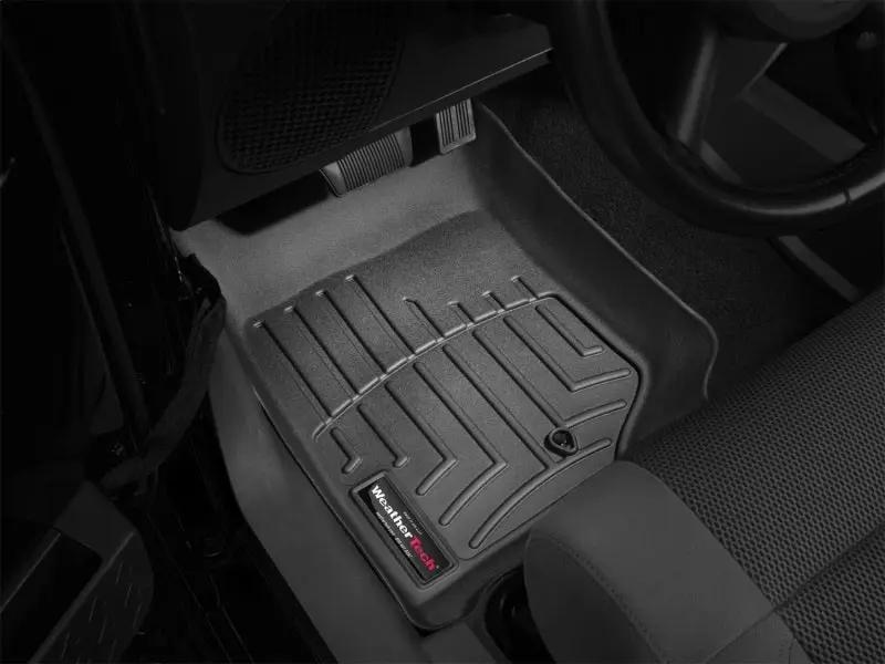 WeatherTech WT FloorLiner - Front - Blk by WeatherTech