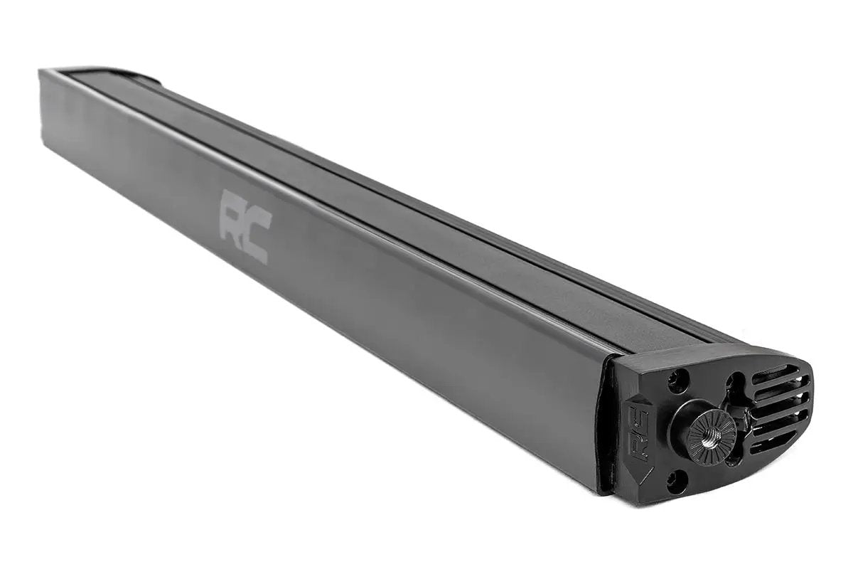 Rough Country 30 Inch Black Series LED Light Bar | Single Row | Cool White DRL by Rough Country