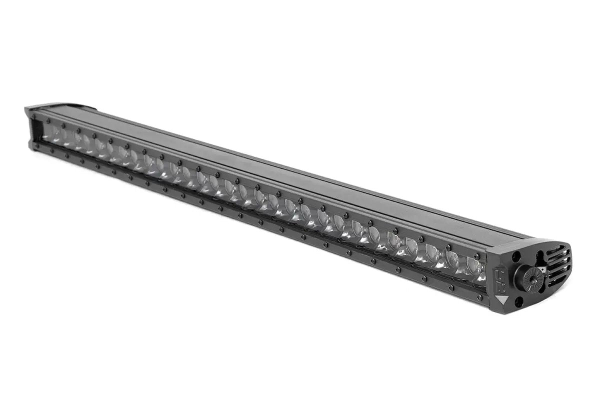 Rough Country 30 Inch Black Series LED Light Bar | Single Row | Cool White DRL by Rough Country