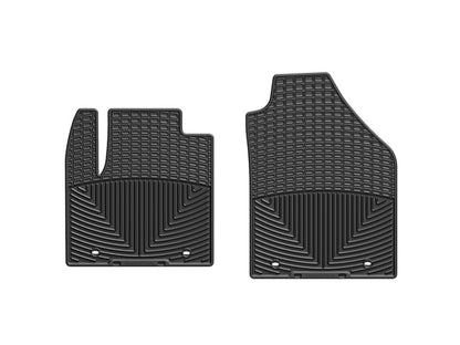 WeatherTech WT Rubber Mats - Front - Blk by WeatherTech