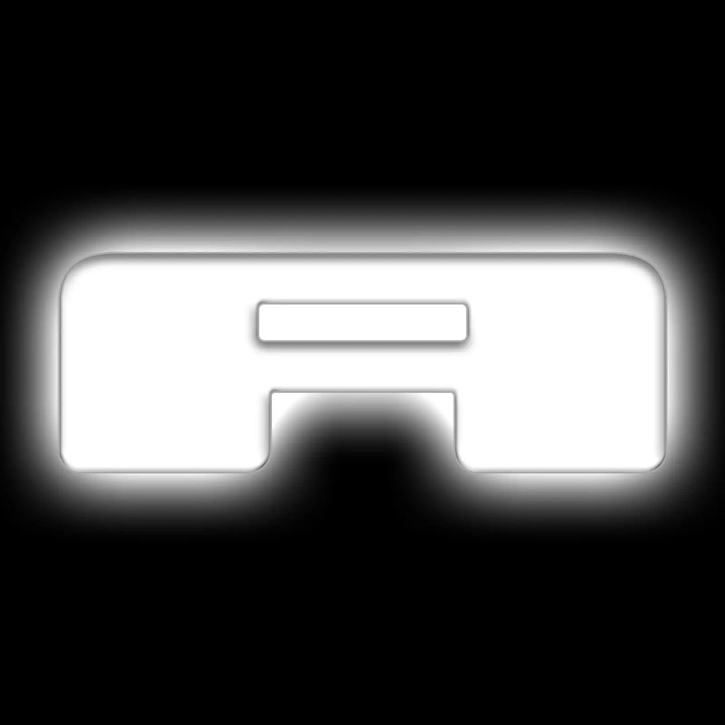Oracle Lighting Universal Illuminated LED Letter Badges - Matte White Surface Finish - A by Oracle Lighting