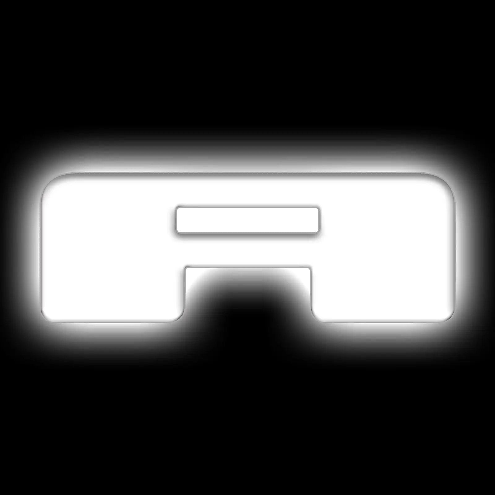 Oracle Lighting Universal Illuminated LED Letter Badges - Matte White Surface Finish - A by Oracle Lighting