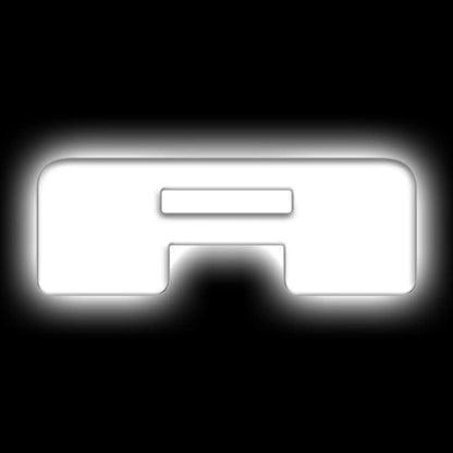 Oracle Lighting Universal Illuminated LED Letter Badges - Matte White Surface Finish - A by Oracle Lighting
