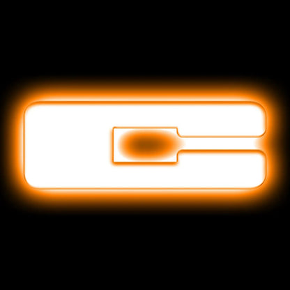ORACLE Lighting Universal Illuminated LED Letter Badges - Matte White Surface Finish - C by Oracle Lighting
