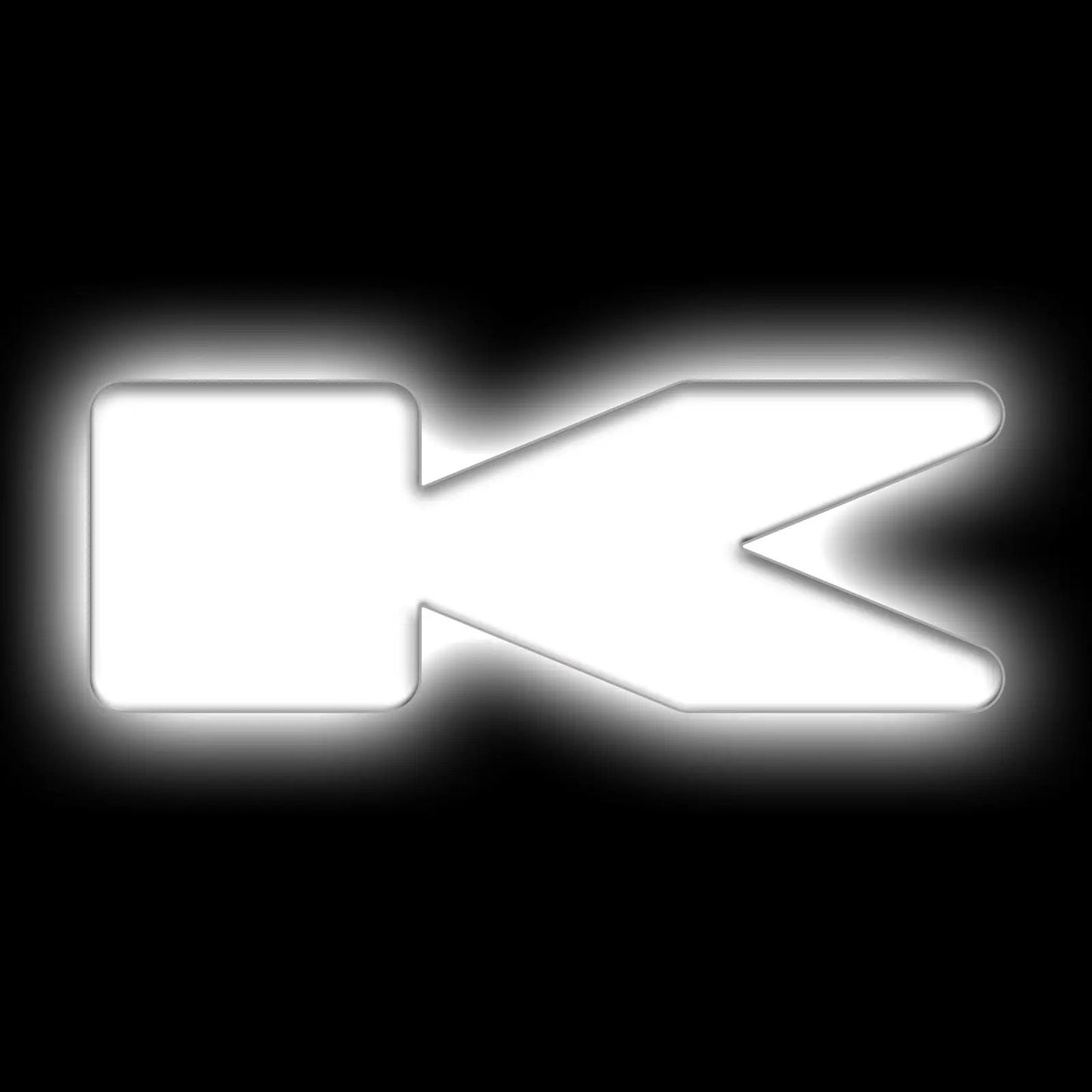 Oracle Lighting Universal Illuminated LED Letter Badges - Matte White Surface Finish - K by Oracle Lighting