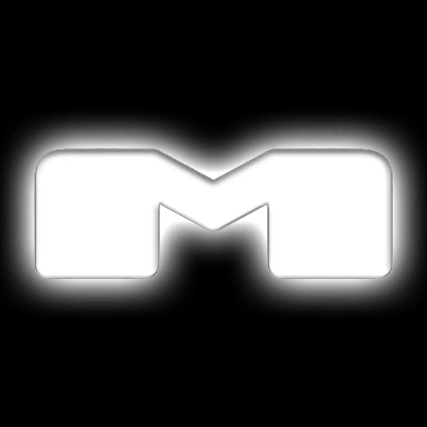 Oracle Lighting Universal Illuminated LED Letter Badges - Matte White Surface Finish - M by Oracle Lighting