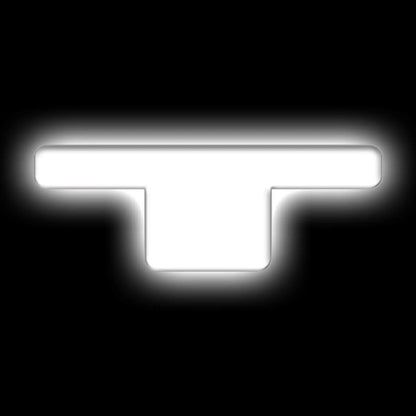 Oracle Lighting Universal Illuminated LED Letter Badges - Matte White Surface Finish - T by Oracle Lighting