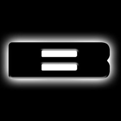 ORACLE Lighting Universal Illuminated LED Letter Badges - Matte Black Surface Finish - B by Oracle Lighting