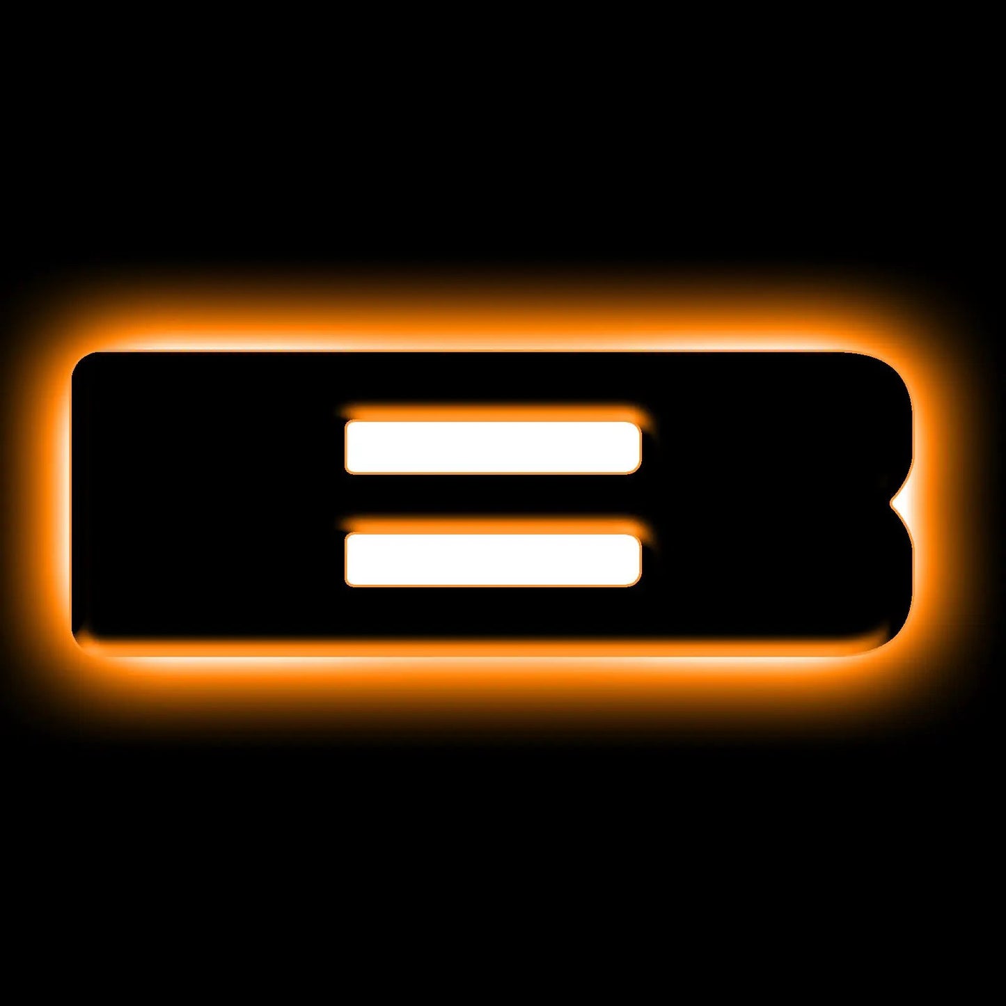ORACLE Lighting Universal Illuminated LED Letter Badges - Matte Black Surface Finish - B by Oracle Lighting