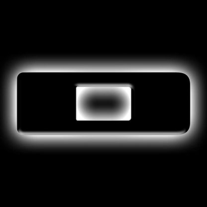 Oracle Lighting Universal Illuminated LED Letter Badges - Matte Black Surface Finish - D by Oracle Lighting