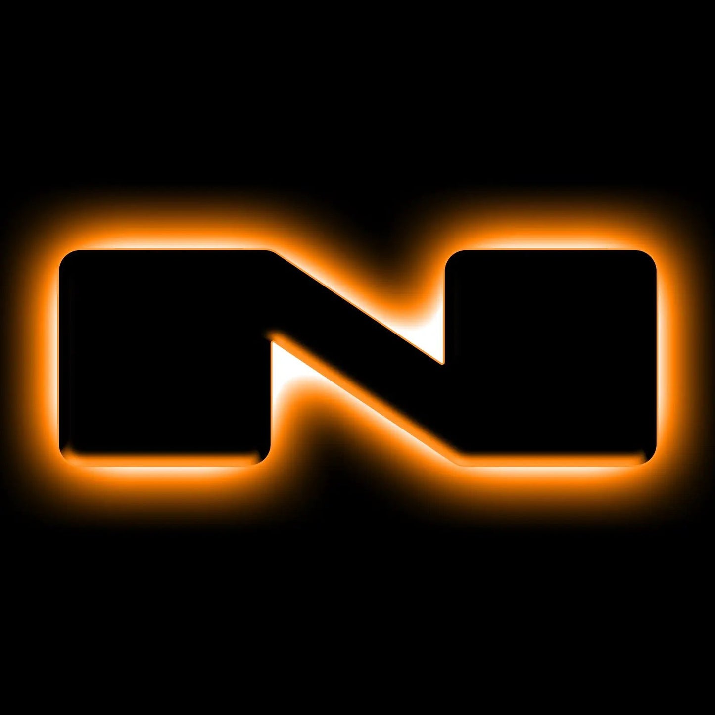 ORACLE Lighting Universal Illuminated LED Letter Badges - Matte Black Surface Finish - N by Oracle Lighting