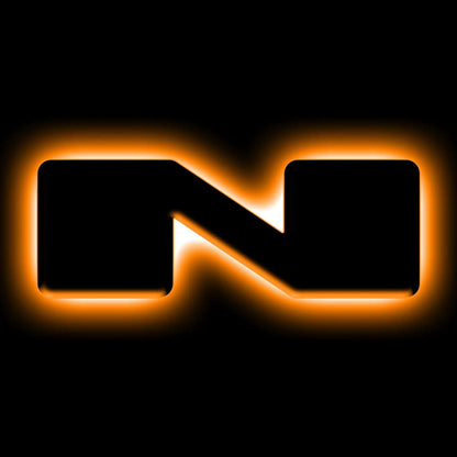 ORACLE Lighting Universal Illuminated LED Letter Badges - Matte Black Surface Finish - N by Oracle Lighting