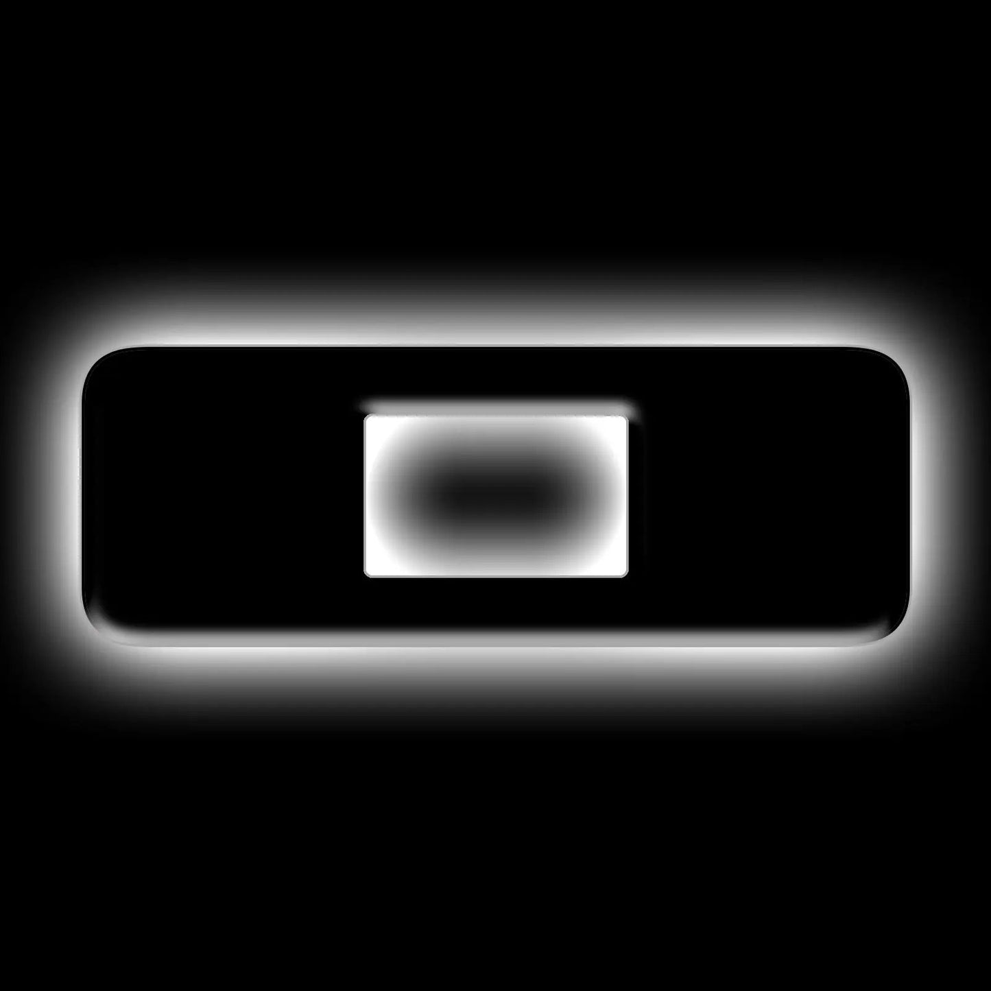ORACLE Lighting Universal Illuminated LED Letter Badges - Matte Black Surface Finish - O by Oracle Lighting