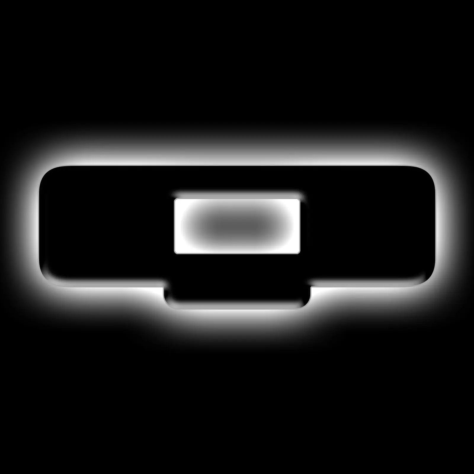 Oracle Lighting Universal Illuminated LED Letter Badges - Matte Black Surface Finish - Q by Oracle Lighting