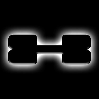 Oracle Lighting Universal Illuminated LED Letter Badges - Matte Black Surface Finish - X by Oracle Lighting