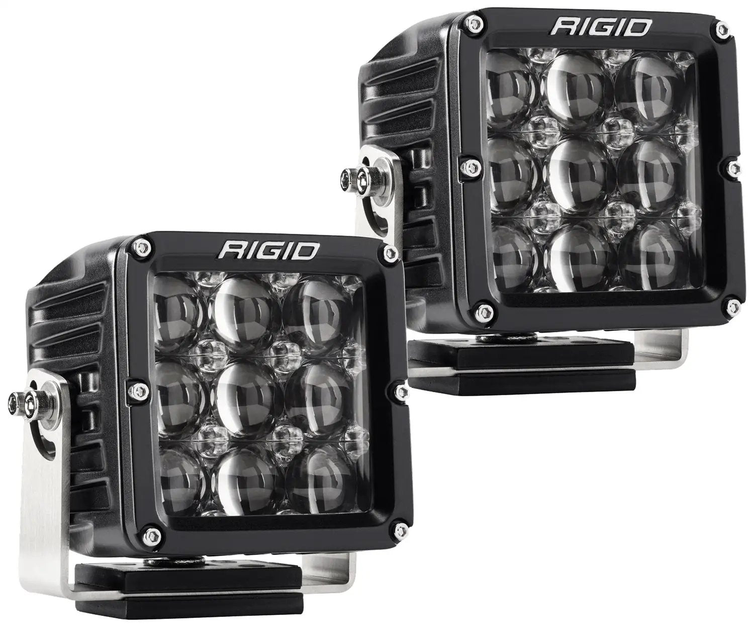 RIGID Industries D-XL PRO LED Light, Hyperspot Optic, Surface Mount, Black Housing, Pair by RIGID Industries