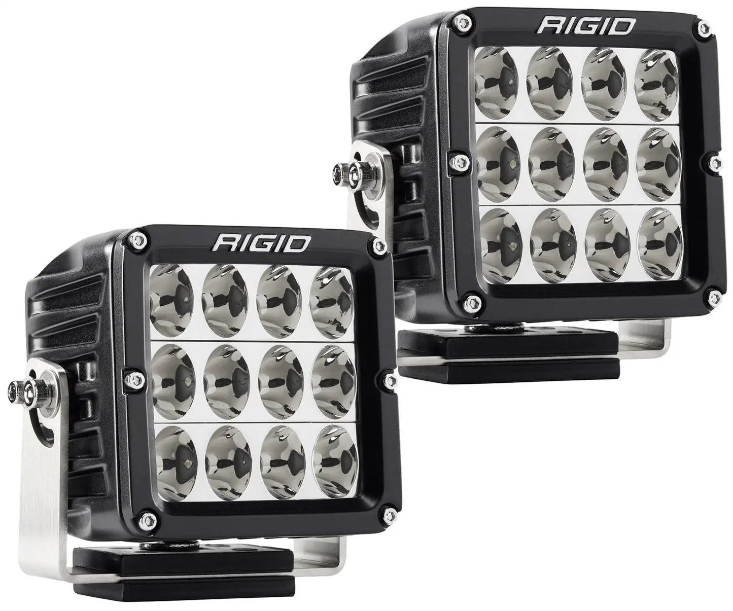 RIGID Industries D-XL PRO LED Light, Driving Optic, Surface Mount, Black Housing, Pair by RIGID Industries