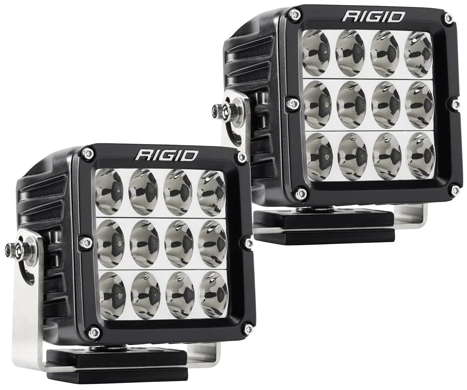 RIGID Industries D-XL PRO LED Light, Driving Optic, Surface Mount, Black Housing, Pair by RIGID Industries