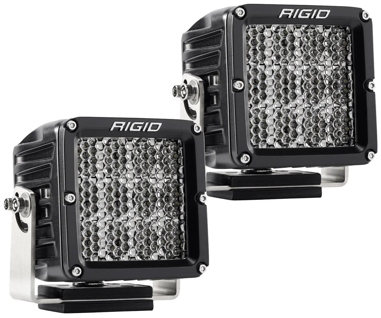 RIGID Industries D-XL PRO LED Light, Driving Diffused, Surface Mount, Black Housing, Pair by RIGID Industries