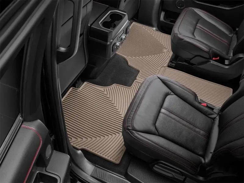 WeatherTech WT Rubber Mats - Rear - Tan by WeatherTech