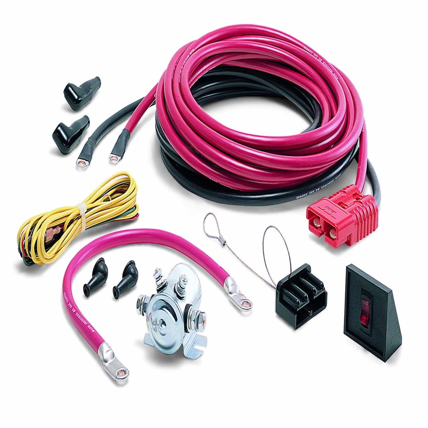 Warn For Rear Mounting of Portable Winch; Connects to Battery; With 24 Foot Power Lead and Power Interrupt Kit