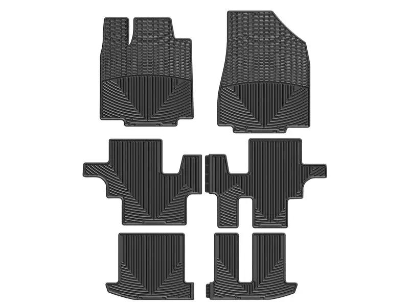 WeatherTech WT Rubber Mats - Front - Blk