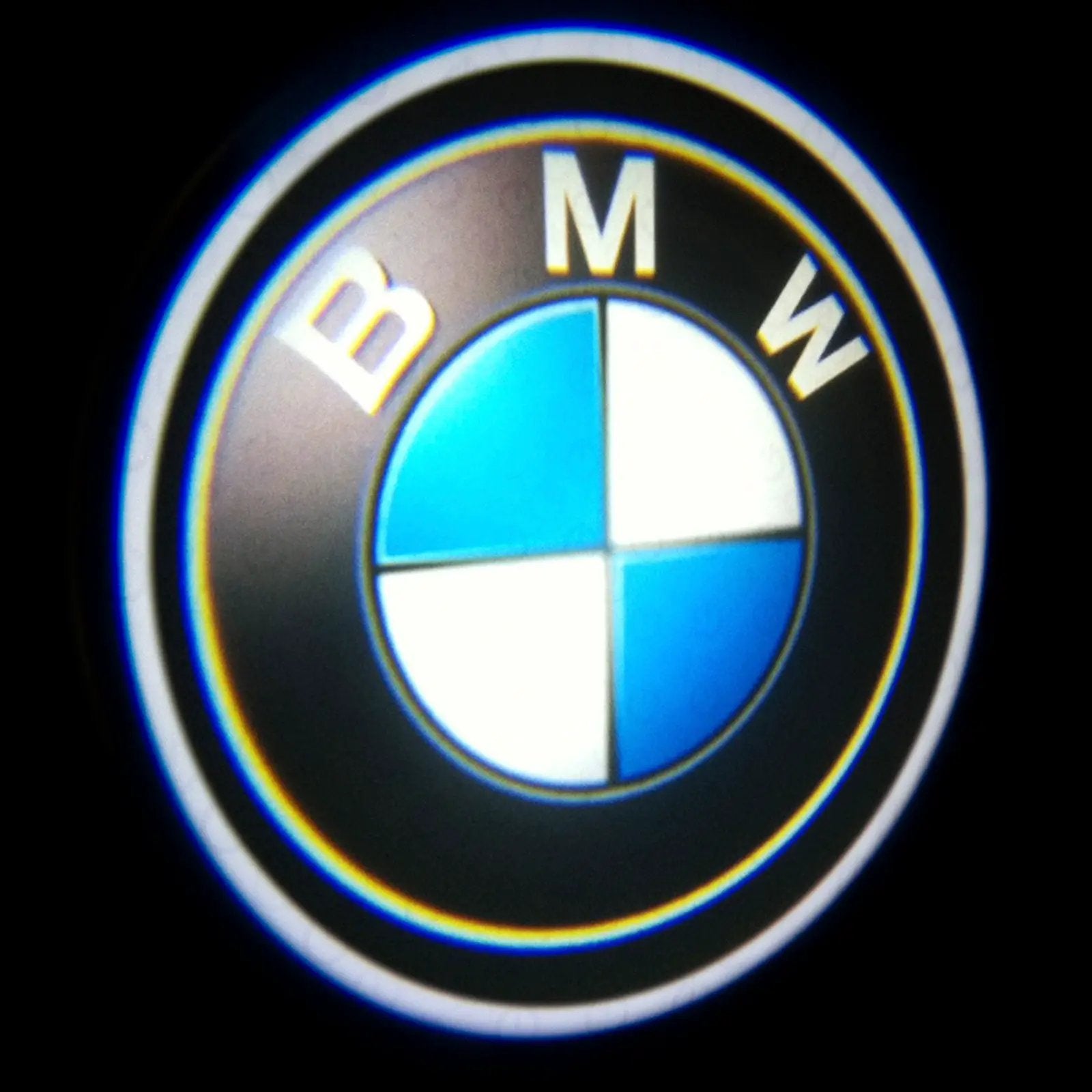 Oracle Lighting GOBO LED door light projectors create an image when a light source is introduced. This kit uses a high powered LED for that purpose. This kit features a BMW logo. by Oracle Lighting