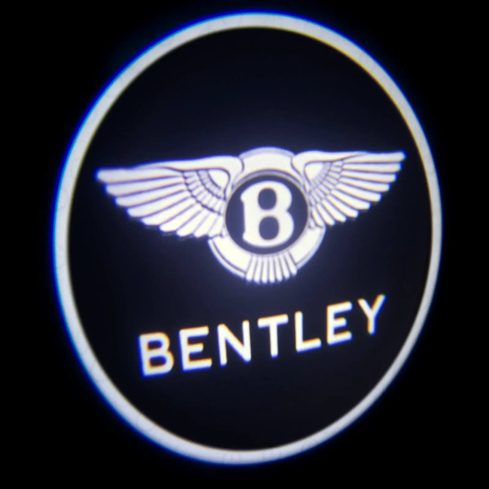 Oracle Lighting GOBO LED door light projectors create an image when a light source is introduced. This kit uses a high powered LED for that purpose. This kit features a Bentley logo. by Oracle Lighting