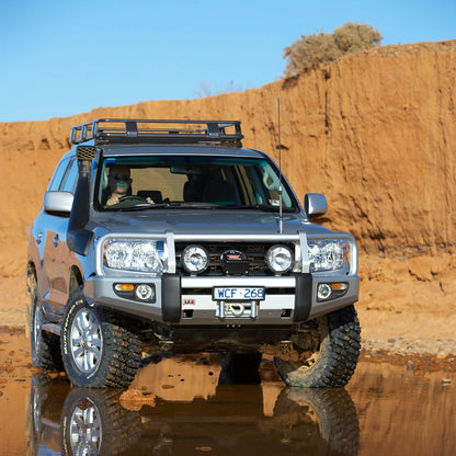 ARB Winch Mount Bumper, Suitable for Vehicles Equipped with Headlight Washer, Compatible with ARB Fog Lights