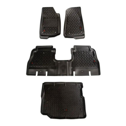 Rugged Ridge RUG Floor Liners - Black