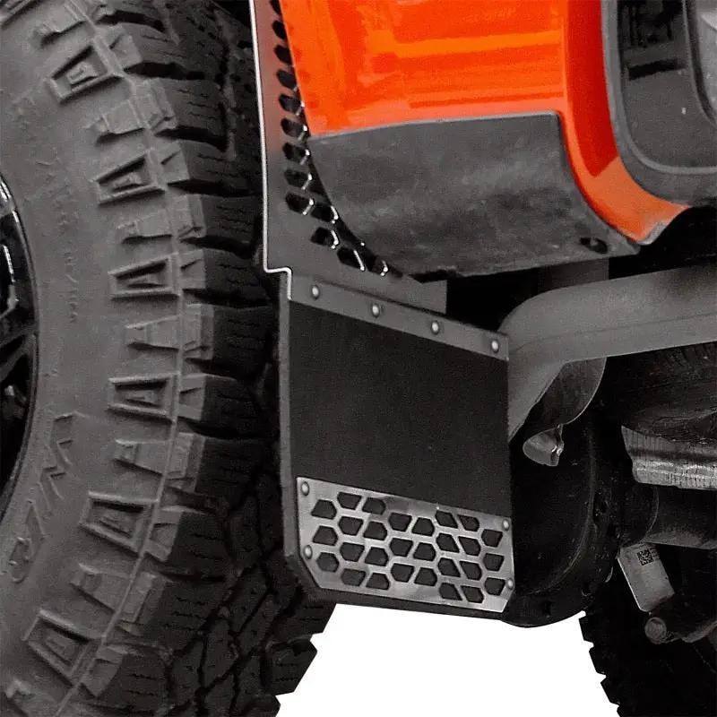 Putco PUT Mud Skins - Brushed SS by Putco