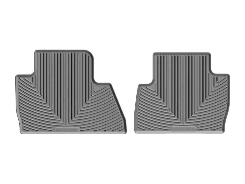 WeatherTech WT Rubber Mats - Rear - Grey by WeatherTech