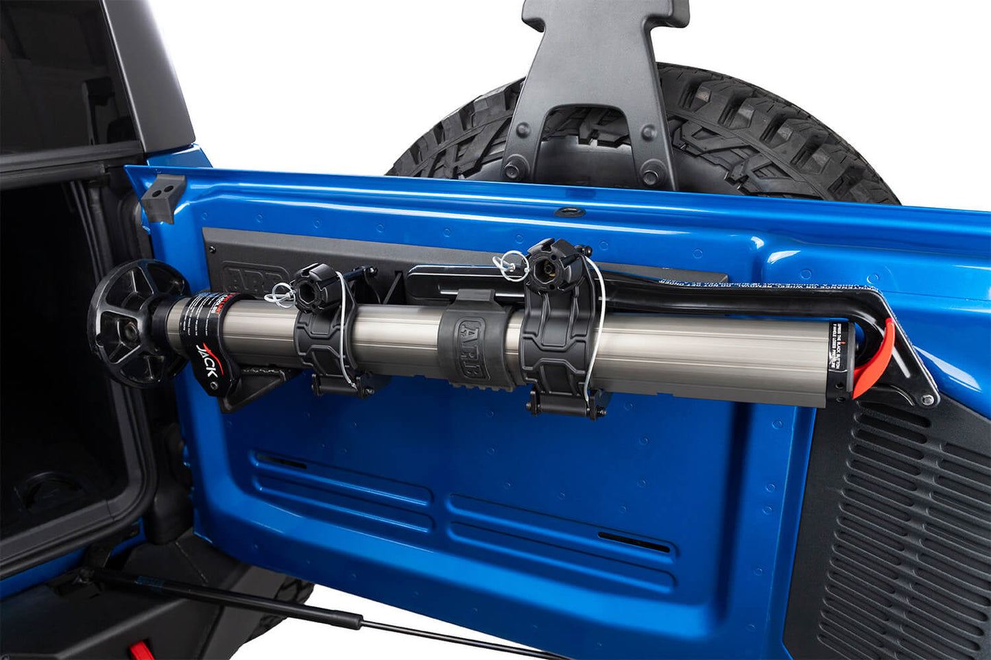 ARB Jack Mounting Bracket for Storing the ARB Jack (1060001) on the Inside Tailgate of the Vehicle