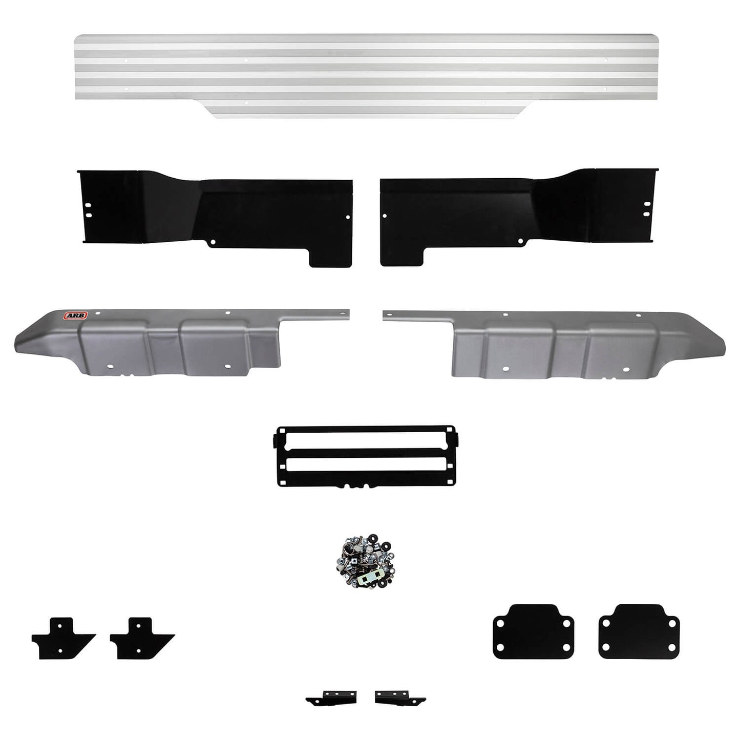 ARB Summit Raw Rear Step Towbar, Vehicle Specific, Requires OE Tow Hitch Combines Rear Vehicle Protection with Towing Capacity, Suitable for Vehicles without Sensors