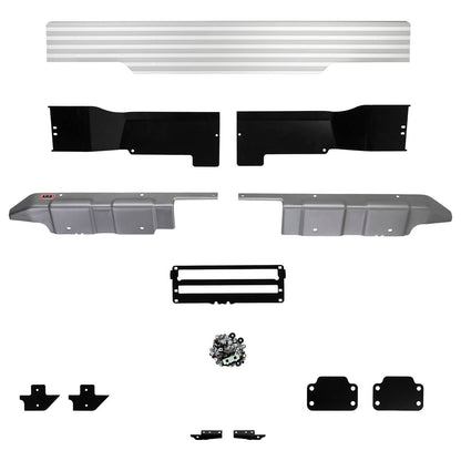 ARB Summit Raw Rear Step Towbar, Vehicle Specific, Requires OE Tow Hitch Combines Rear Vehicle Protection with Towing Capacity, Suitable for Vehicles without Sensors