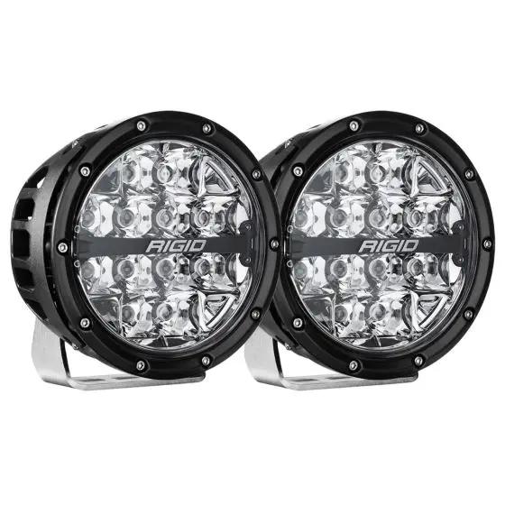 RIGID Industries 360-SERIES 6" OFF-ROAD LAMP, SPOT BEAM, RGBW BACKLIGHT, SET/2 by RIGID Industries