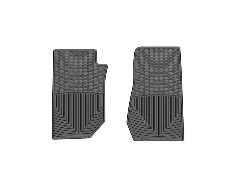 WeatherTech WT Rubber Mats - Front - Blk by WeatherTech