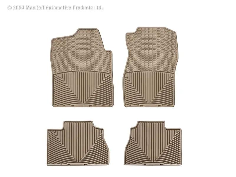 WeatherTech WT Rubber Mats - Rear - Tan by WeatherTech