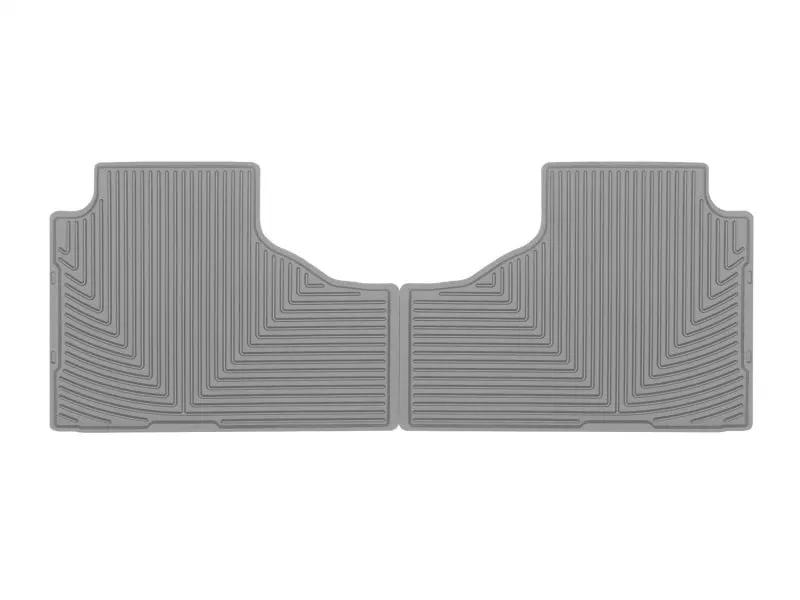 WeatherTech WT Rubber Mats - Rear - Grey by WeatherTech